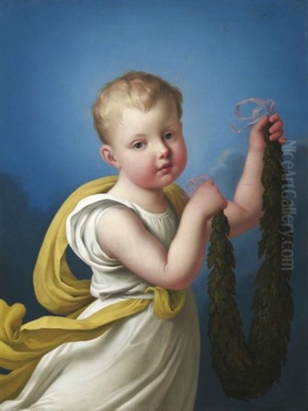 Portrat Der Luise Prinzessin Zu Anhalt-dessau Als Kind - view 1