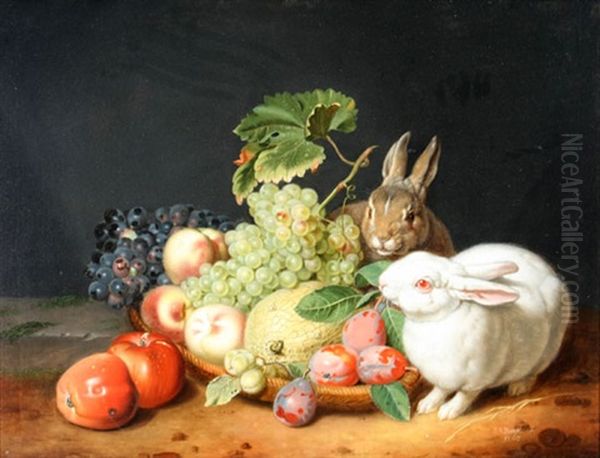 Still Life With Rabbits And Fruit - view 1