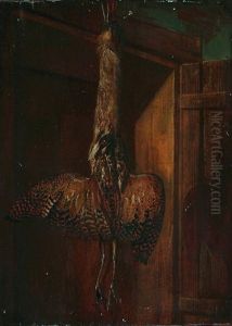 An Rahmen Hangende, Erlegte Grosstrappe (+ Another; Pair)