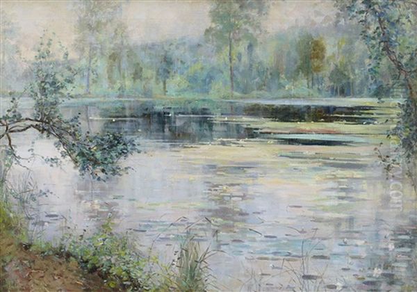L'etang (brume) - view 1