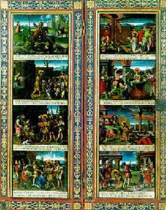 Acht Szenen Aus Dem Leben Des Heiligen Georg by Leonhard Beck
