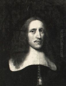 Portrait Of A Gentleman Wearing A Black Costume
