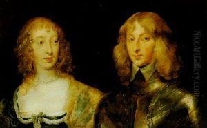Portrait Of Jerome Weston, Second Earl Of Portland And His Wife Frances Stuart
