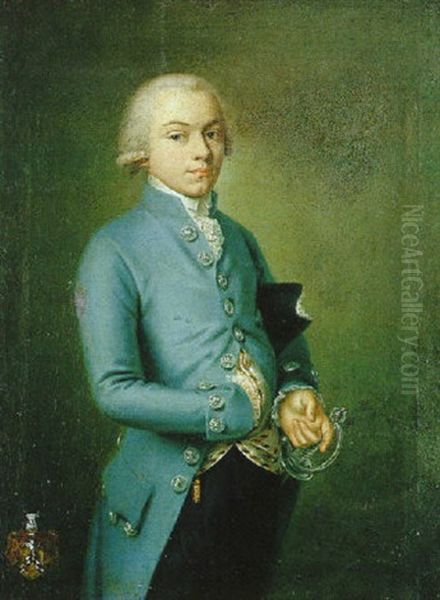 Portrait D'homme A La Veste Bleue - view 1