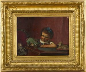 Playing Child by Adolf von Becker
