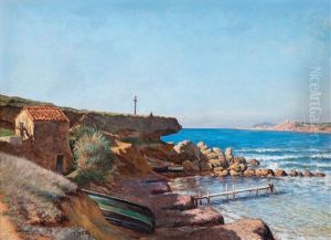 Landscape From The South by Adolf von Becker
