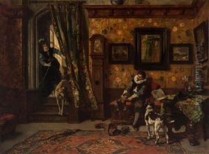 The Master's Return by Carl Ludwig Friedrich Becker