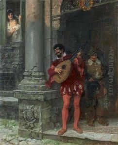 Das Nachtliche Standchen by Carl Ludwig Friedrich Becker