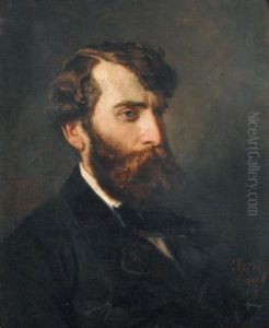 Portrat Eines Bartigen Herrn by Carl Ludwig Friedrich Becker