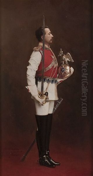 Portrait Of An Imperial Russian Officer Of The Chevalier Guards - view 1