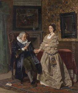 The Love Letter Of The Daughter by Carl Ludwig Friedrich Becker