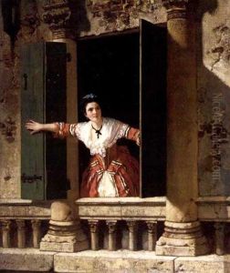 Frau Am Fenster Frau Am Fenster