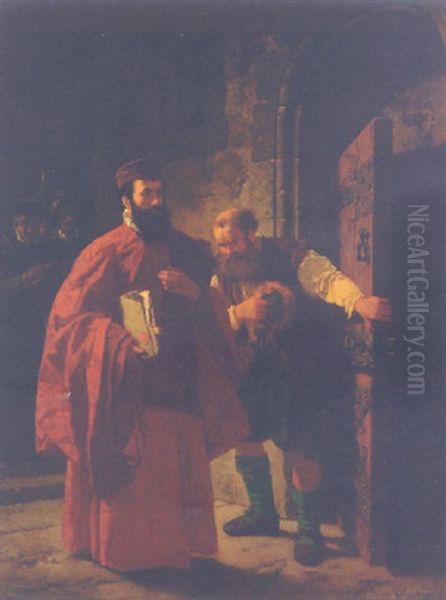 A Papal Visit To Martin Luther - view 1