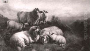 Highland Sheep by Ernst Albert Becker