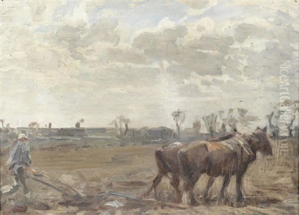 Ploughing Scene, Suffolk - view 1