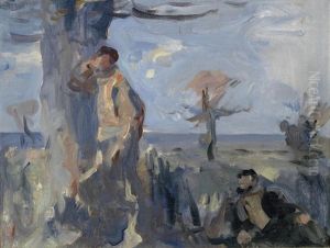 Watching The Volunteers Depart