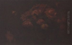 Still Life With Red Roses by Joseph Becker