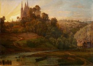 Blick Auf Den Dom Von Limburg