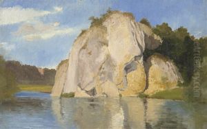 Der Amalienfelsen Bei Inzighofen Im Kreis Sigmaringen An Der Donau Der Amalienfelsen Bei Inzighofen Im Kreis Sigmaringen An Der Donau