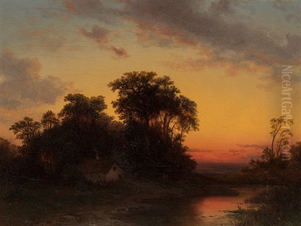 Landscape At Sunset - view 1