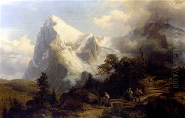 A View Of The Jungfrau And The Eiger, Switzerland - view 1
