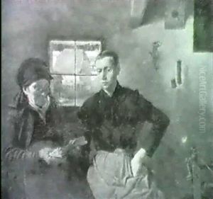 In Der Stube by Karl-Johann Becker-Gundahl