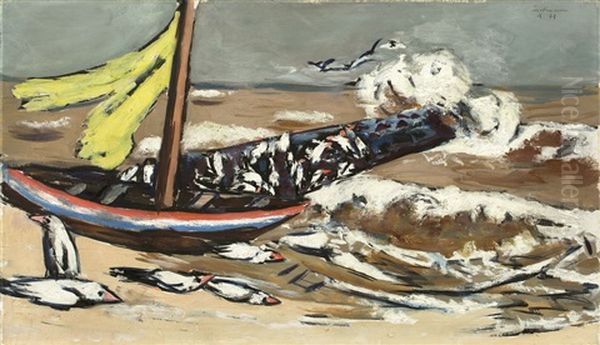 Braunes Meer Mit Mowen - view 1
