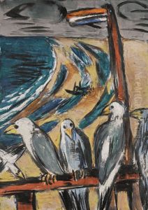 Mowen Im Sturm (seagulls In The Storm)