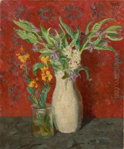 Sumpfblumen by Max Beckmann