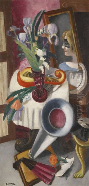 Stilleben Mit Grammophon Und Schwertlilien (still-life With Gramophone And Irises) - view 1