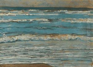 Strandlandschaft Bei Flut by Max Beckmann