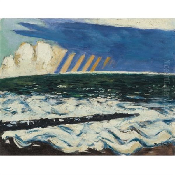 Nordseelandschaft I (gewitter) North Sea I (thunderstorm) - view 1