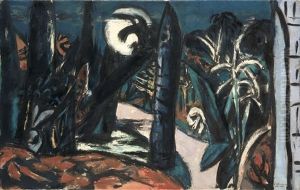 Nachtgarten Bei Cape Martin by Max Beckmann