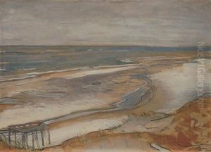 Strandlandschaft by Max Beckmann
