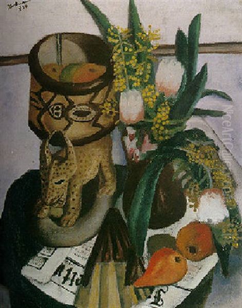 Stilleben Mit Afrikanischer Plastik (still Life With African Sculpture) - view 1