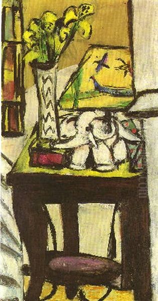 Stilleben Mit Nachtlampe - view 1