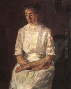 Bildnis Jeanne Kaumann by Max Beckmann
