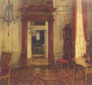 Herrschaftliches Interieur by Wilhelm Beckmann