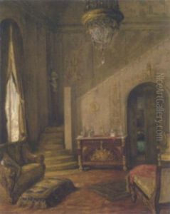 Interieur by Wilhelm Beckmann