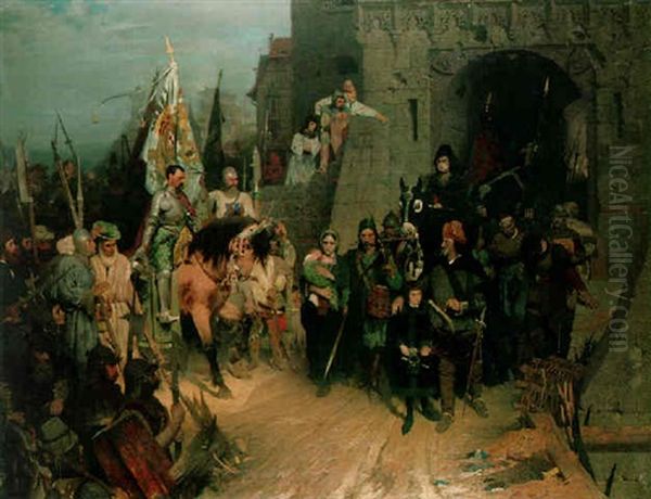 The Surrender Of The City Of Rosenberg In The Hussite War - view 1