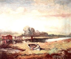 Greenbrae Slough by Arthur Beckwith