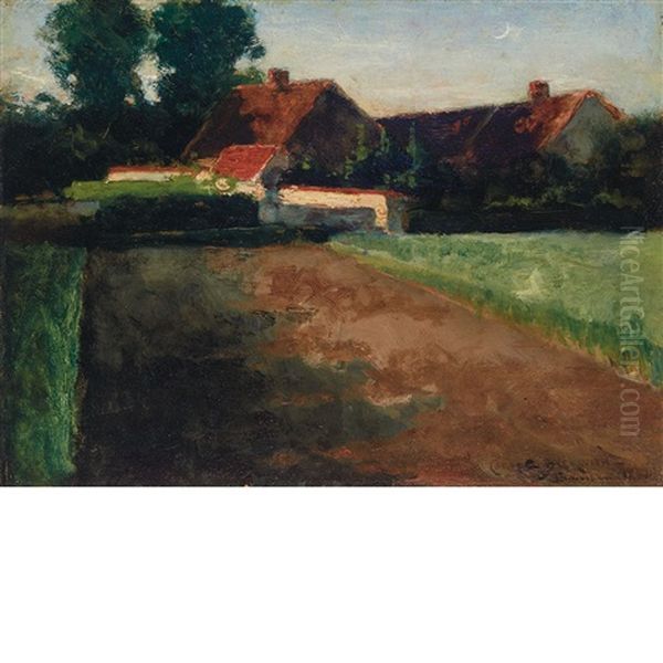 Back Of J. F. Millet's Garden (j. F. Millet's House From The Fields) - view 1