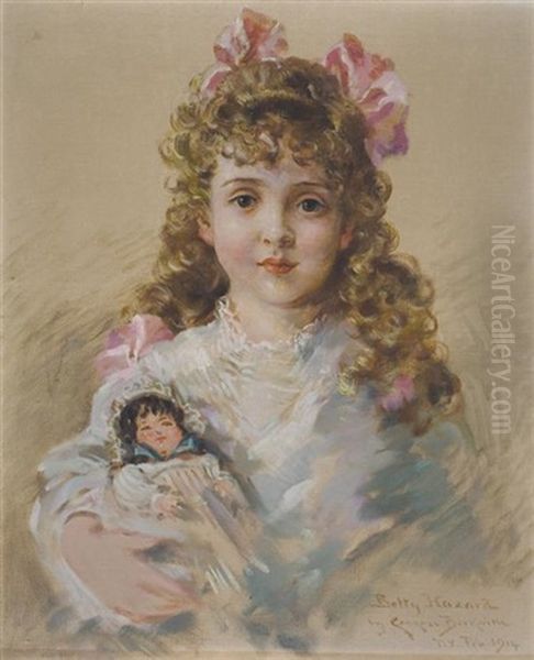 Little Girl With Her Dolll - view 1