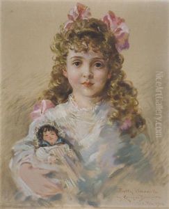 Little Girl With Her Dolll