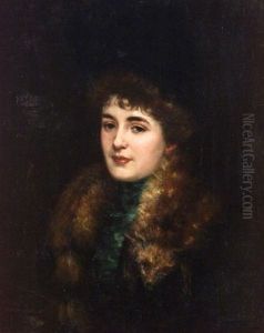 Portrait Of A Woman In A Fur Stole