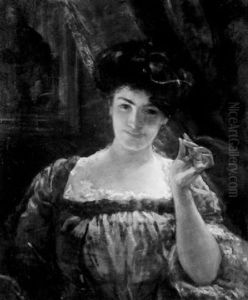 In The Stage Light by James Carroll Beckwith