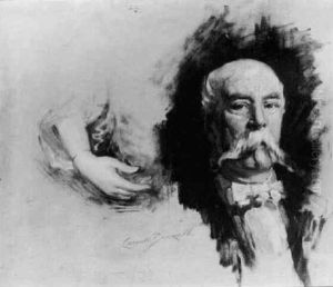Study Of An Elegant Lady's Hand And Bust Portrait Of A Powerful Gentleman Study Of An Elegant Lady's Hand And Bust Portrait Of A Powerful Gentleman