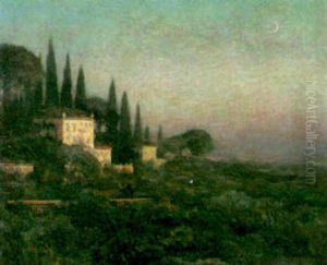 Twilight, Villa Rurpon, Florence by James Carroll Beckwith