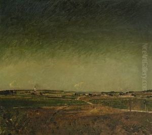 Herbst Bei Dachau - Nachmittags-stimmung by Giulio Beda