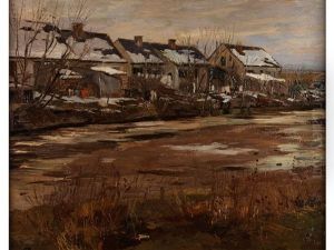 An Der Amper In Dachau by Giulio Beda